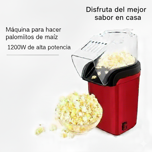 🍿 MAQUINA DE PALOMITAS POPCORN PORTATIL 🎬️ - Crispetera Aire Caliente