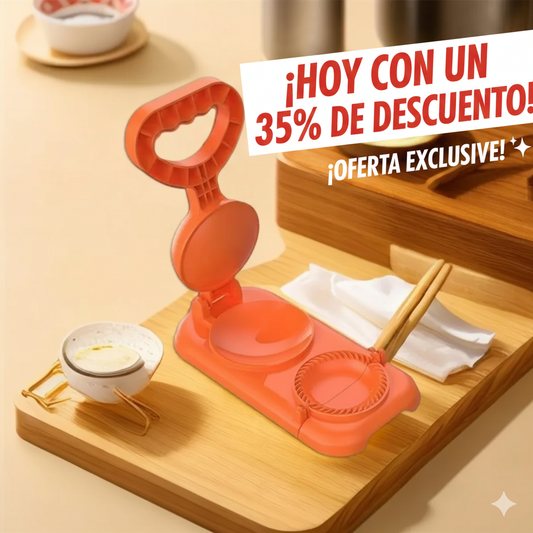 🎉MOLDE PROFESIONAL 2 en 1 para Empanadas y Dumplings 🥟🥟🥟– Rápido, Fácil y Perfecto