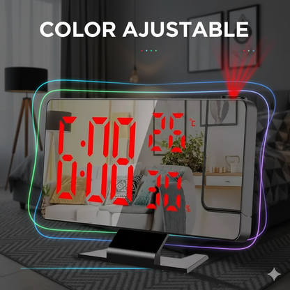 🕒 RELOJ DIGITAL CON PROYECTOR 🔥 ajustable con 180° 🌙