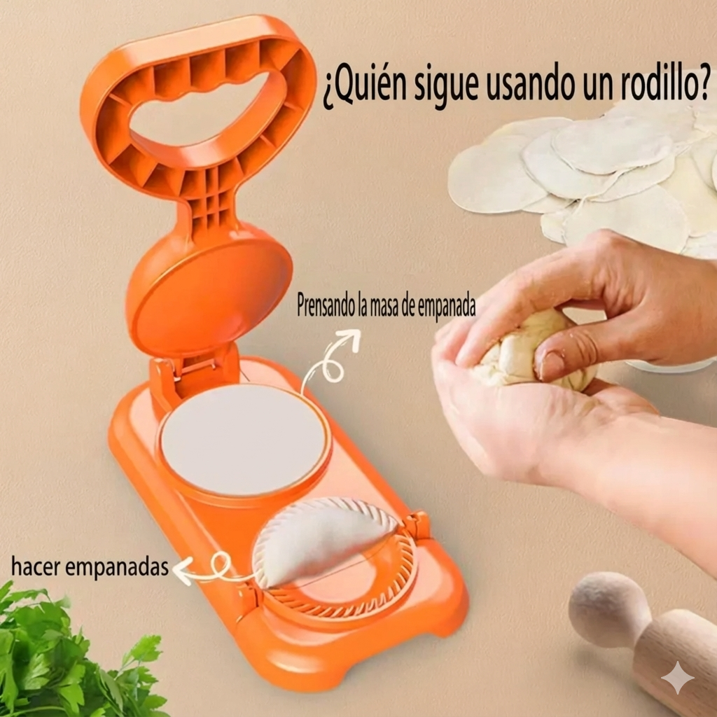 🎉MOLDE PROFESIONAL 2 en 1 para Empanadas y Dumplings 🥟🥟🥟– Rápido, Fácil y Perfecto